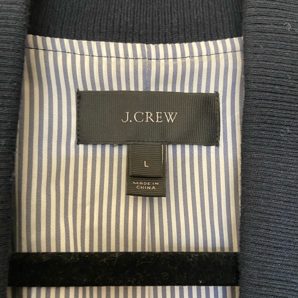 J Crew | Women’s Velvet Bomber Style Jacket | size large - Picture 4 of 6